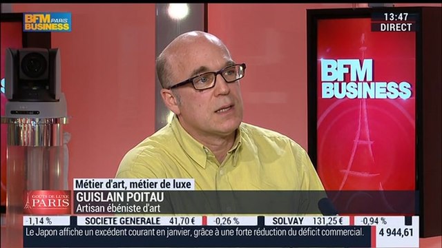 Métiers d'art, Métiers de luxe: Ébéniste d'art, Guislain Poitau - 09/03