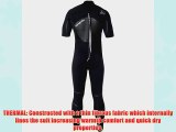Hyperflex Wetsuits Men's Voodoo 2.5mm Short Sleeve Fullsuit Black 3X-Larg - Surfing Windsurfing