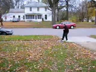 Fat man Kicked in Balls