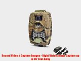 Pyle PHTCM38 Water Resistant Wild Game Trail Scouting Camera with Infrared Night Vision Record