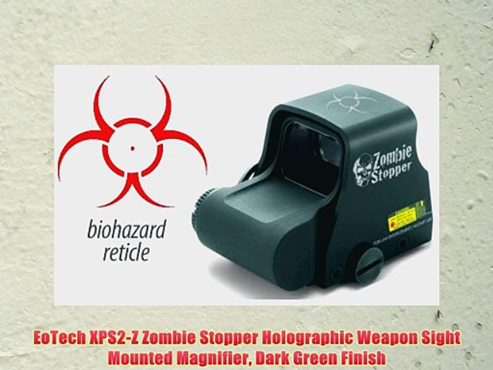EoTech XPS2-Z Zombie Stopper Holographic Weapon Sight Mounted Magnifier Dark Green Finish