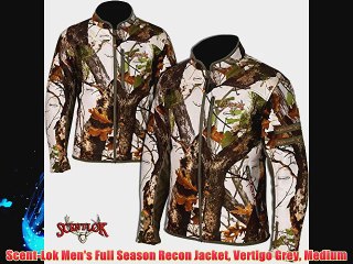 Scent-Lok Men's Full Season Recon Jacket Vertigo Grey Medium