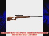 Benjamin BW1K77NP Titan NP Wood Stock Nitro Piston Hunting Air Rifle with 4x32 Scope (.177-Caliber)