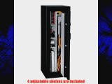 Stack-On FS-14-MB-E 14-Gun Fire Resistant Safe with Electronic Lock Matte Black