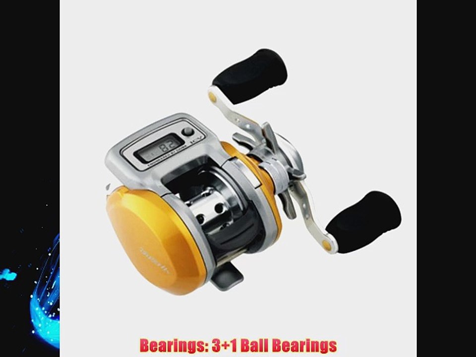 Daiwa Accudepth Low Profile Linecounter 6.3:1 3 1 Ball Bearing 10 Pound/150 Yards Reel