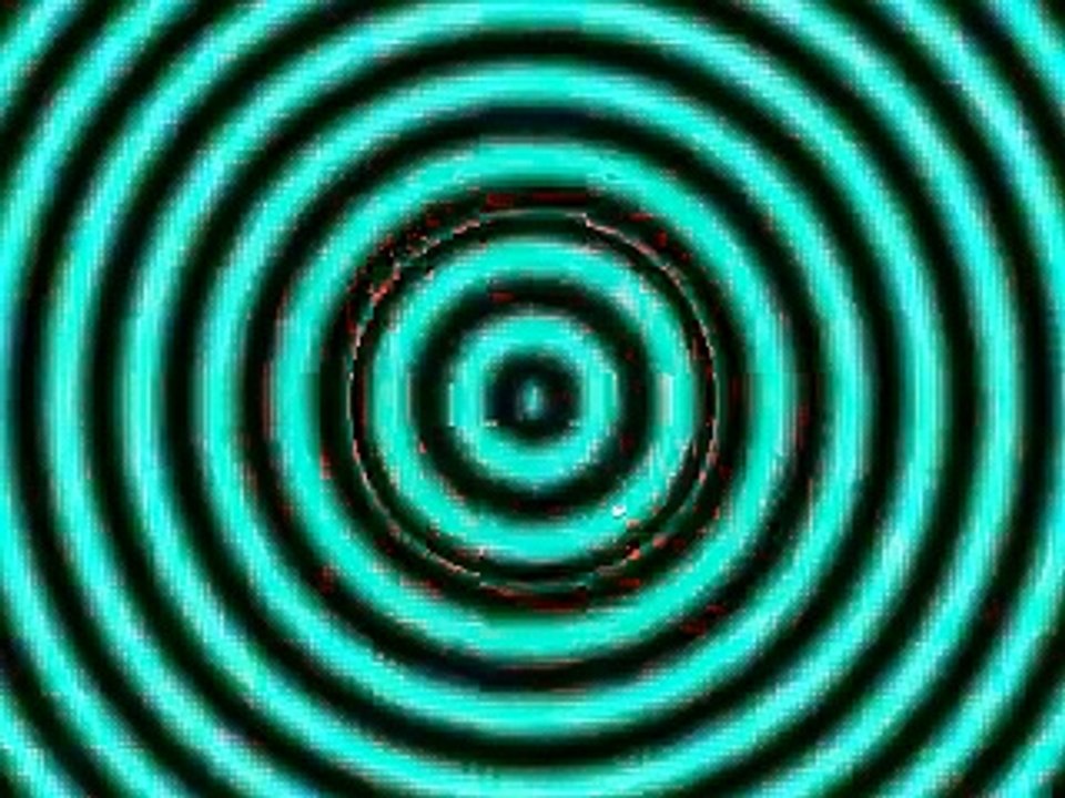 Illusion d'optique. Les effets du LSD reproduits