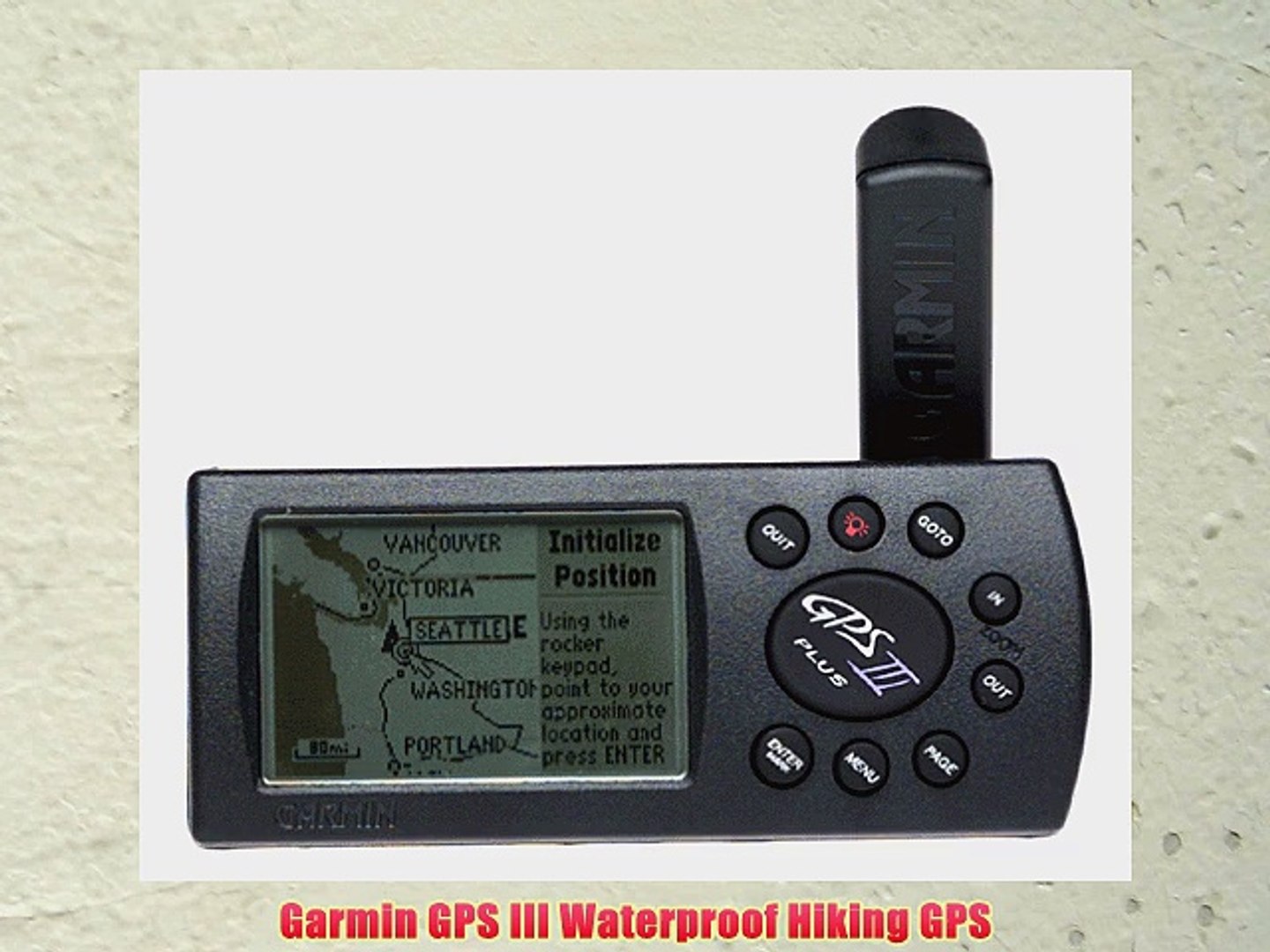 Garmin GPS III Waterproof Hiking GPS - video Dailymotion