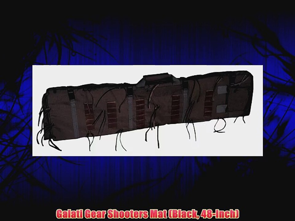 Galati Gear Shooters Mat (Black 48-Inch)