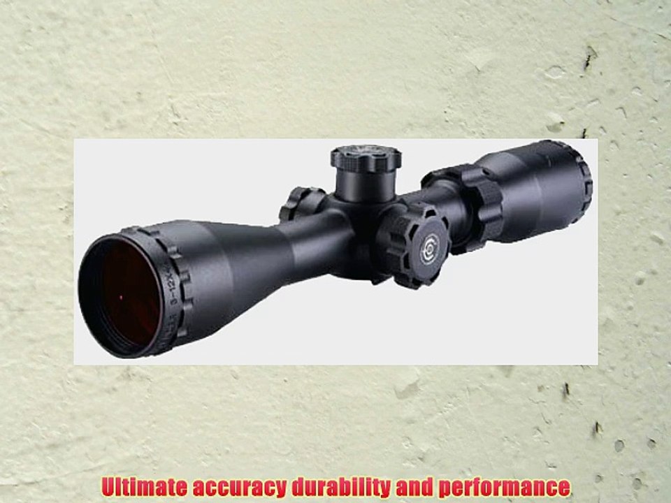 BSA 3-12X40 Contender Series Rifle Scope with Side Parallax Adjustment