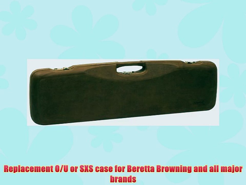 Negrini Cases 1607SPL/4714 Shotgun Case for O/U ABS/1 Gun/1 Barrel up to 36-Inch Brown/Brown