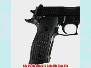 Sig P226 Sao G10 Grip Kit Chn Blk