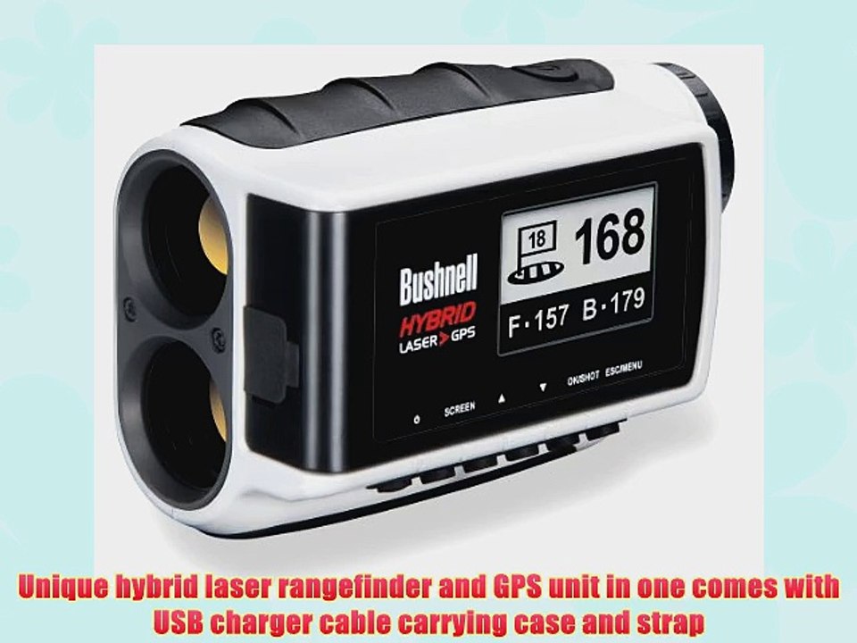 Bushnell Hybrid Laser Rangefinder and GPS Unit White