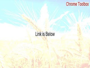 Chrome Toolbox Cracked [Free Download]