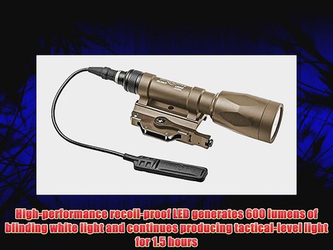 SureFire M620P Fury Scout Light Rail-Mountable LED WeaponLight Tan