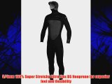 O'Neill Wetsuits Men's Superfreak F.U.Z.E. Zip with Hood 5/4mm Full Suit Black XX-Large