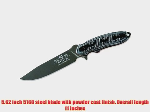 Buck Knives 65 Hood Punk Fixed Blade Survival Knife with Sheath