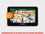 Refurbished Nuvi 50 LM 5 In. GPS Navigator with United States Map Coverage and Lifetime Map