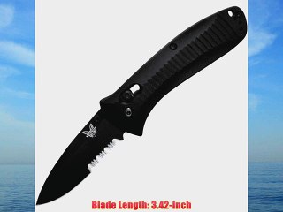 Benchmade Pardue Design BK1-Coated Presidio ComboEdge Knife