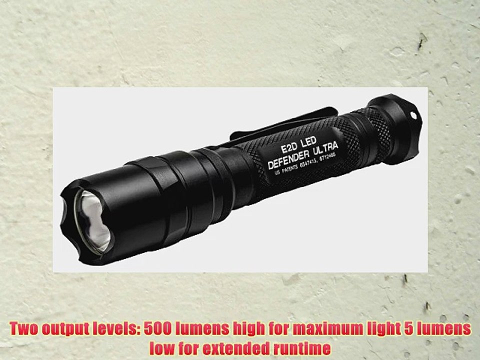 SureFire E2D Defender Ultra Dual Output LED Flashlight