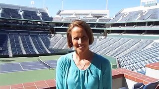 Mary Carillo visits the Indian Wells Tennis Garden - Home of the BNP Paribas Open
