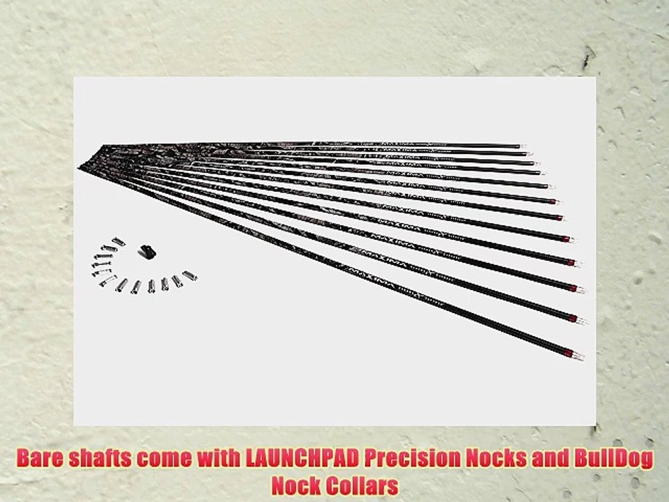 Carbon Express 50676 Maxima Hunter BuffTuff Carbon Arrow Shaft Size 350 12-Pack Mossy Oak Treestand
