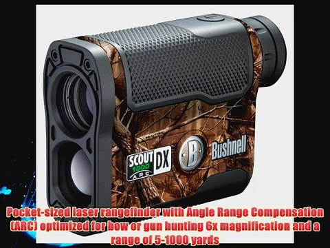 Bushnell Scout DX 1000 ARC 6 x 21mm Laser Rangefinder Realtree AP Camouflage
