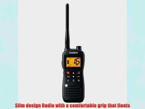 Uniden Handheld Floating Two-Way VHF Marine Radio (MHS126)