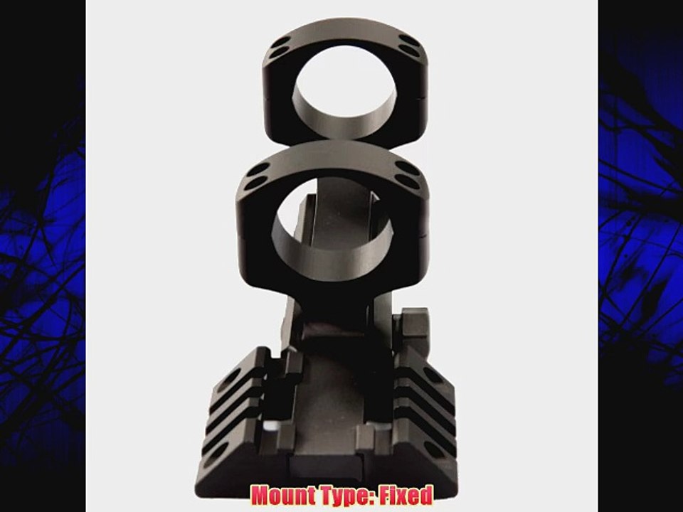 Warne Scope Matte Ramp Mount (1-Inch)