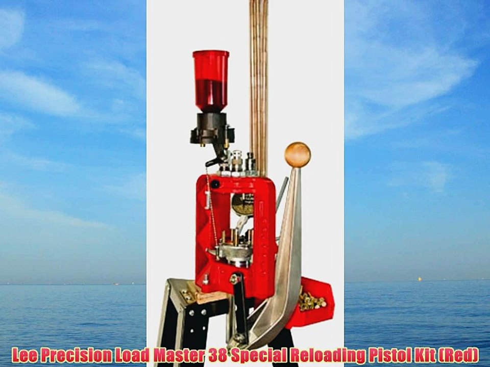 Lee Precision Load Master 38 Special Reloading Pistol Kit (Red)