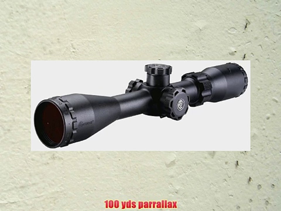 BSA 4-16X40 Contender Series Rifle Scope with Side Parallax Adjustment and Mil-Dot Reticle