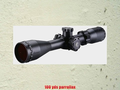 BSA 4-16X40 Contender Series Rifle Scope with Side Parallax Adjustment and Mil-Dot Reticle