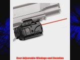 Crimson Trace Rail Master Pro - Universal Rail Mount Laser-LED Black Red Laser CMR-205