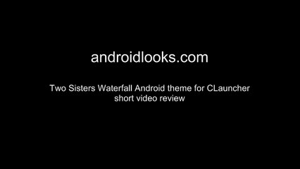 Two Sisters Waterfall - Free Android Phone Theme