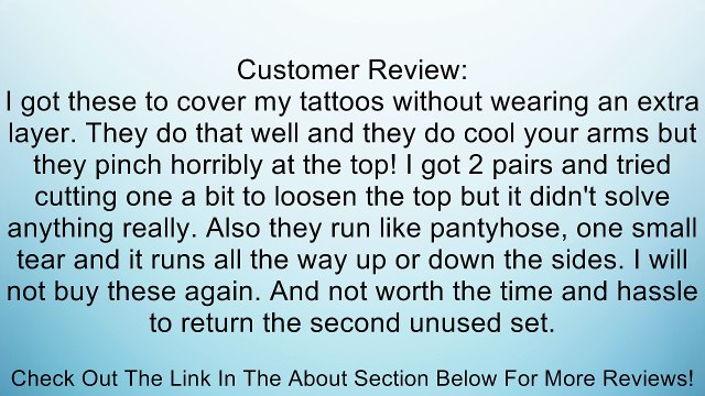 Elixir Arm Cooler Cooling Sleeves White Arm Sleeves, 1 Pair, C3D-W Review