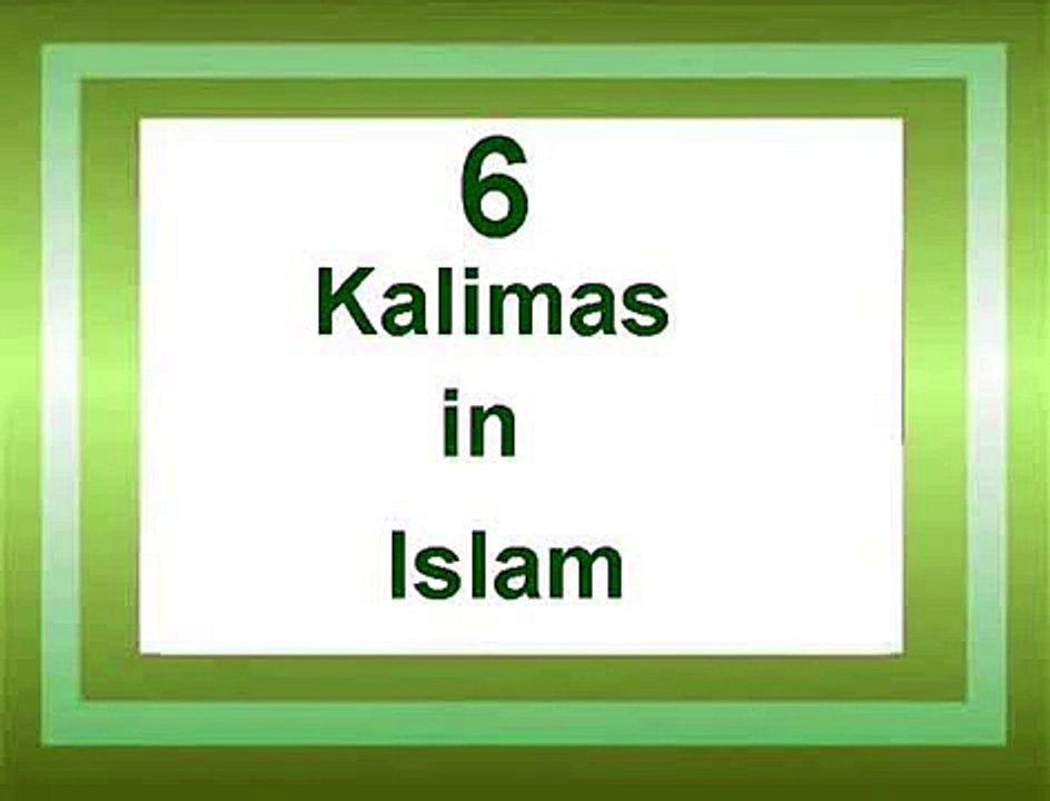 6 Kalimas With Urdu Translation
