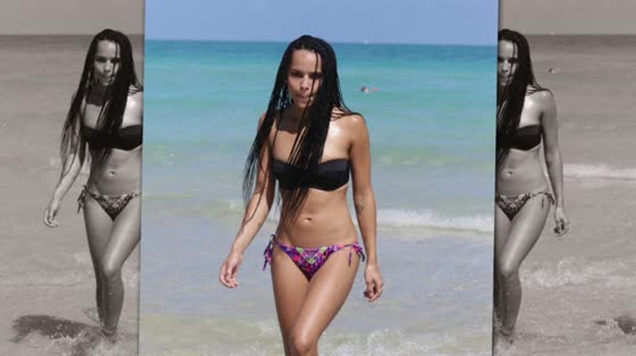Zoe Kravitz genießt Miami im Bikini