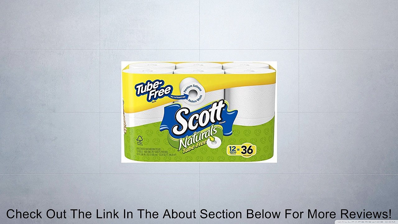 Scott Naturals Tube-Free Bath Tissue, Mega Roll, 12 ct-12 ct Review