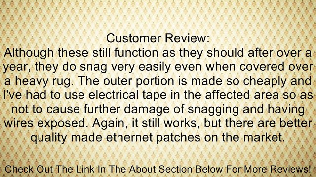 BLACK 25FT CAT5 CAT5e RJ45 PATCH ETHERNET NETWORK CABLE 25 FT For PC, Mac, Laptop, PS2, PS3, XBox, and XBox 360 Review