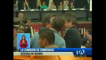 La Comisión de Enmiendas sesiona en Ibarra