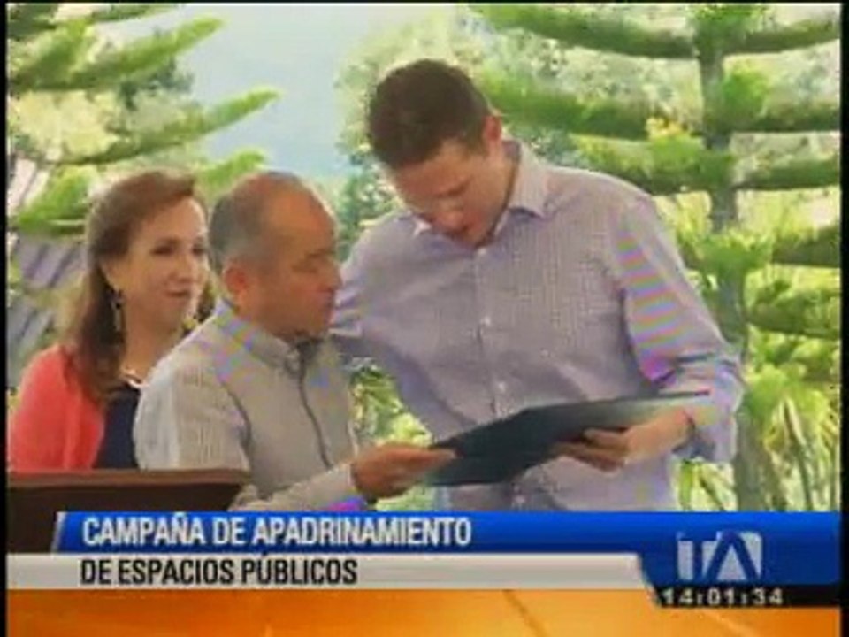 Inició campaña de apadrinamiento de espacios públicos