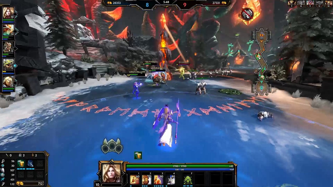 Athena Assault vs Premade - Smite