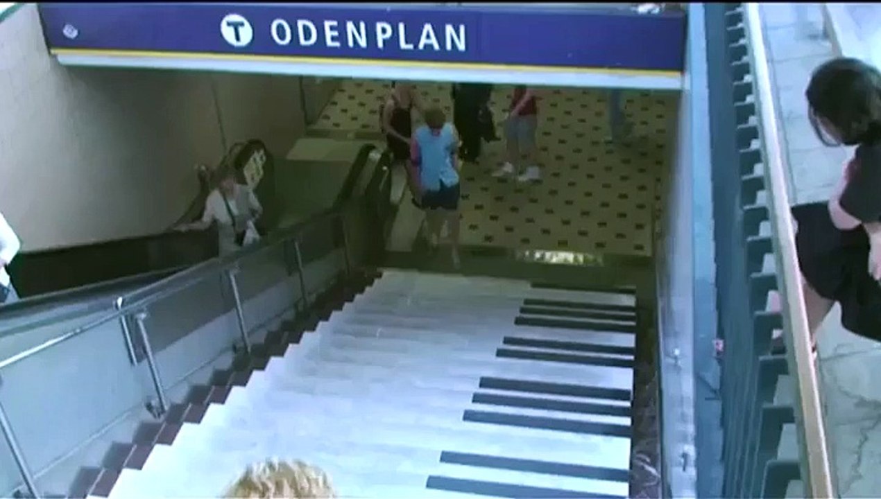 L'escalier qui ne donne plus envie de prendre l'escalator