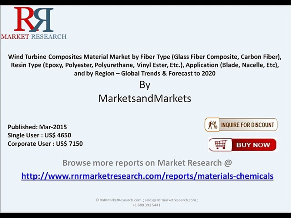 Research Report on Wind Turbine Composites Material Market Trends and Forecast to 2020