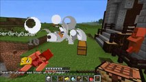 Minecraft  DINOSAURS MODS CHALLENGE GAMES - Lucky Block Mod - OreSpawn Modded Mini-Game