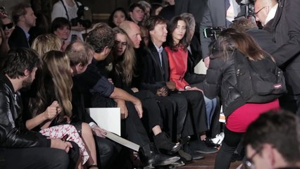 Post-show interview with Stella McCartney