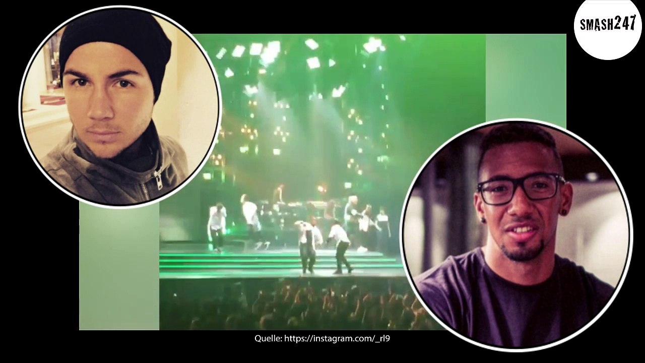 Mario Götze, Jerome Boateng & Co: So feierten sie auf dem Usher-Konzert!