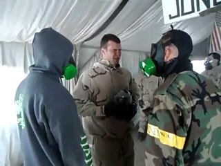 Des militaires ne peuvent plus parler à cause du gaz