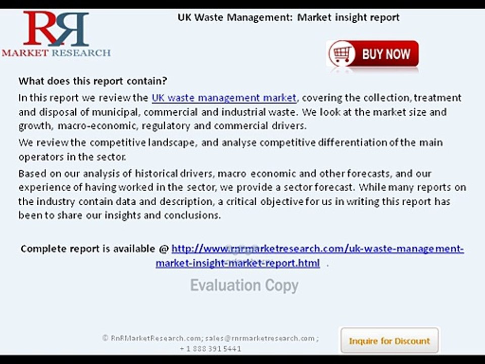 Overview of UK Waste Management Industry Size, Shares, Volume, Recent Developments & Investment Factors
