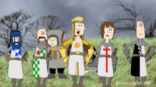 French Insults (Animation inspired by Monty Python and the Holy Grail)
