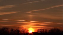 Time-Lapse: Clouds, Sunset and optical phenomenon 2015